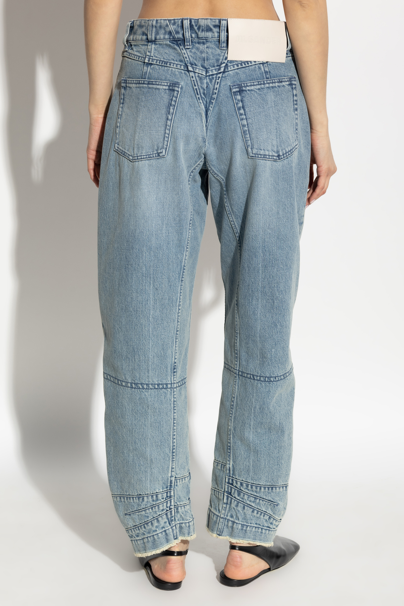 Blue Jeans with logo JIL SANDER - Vitkac Italy